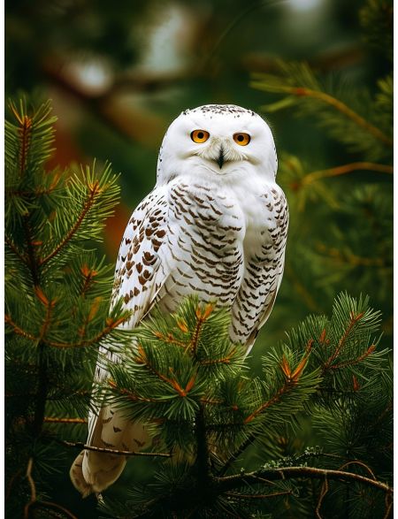 

Алмазная мозаика на подрамнике Сова, 70x50 см, 47 цветов, 83233, ПРА-701