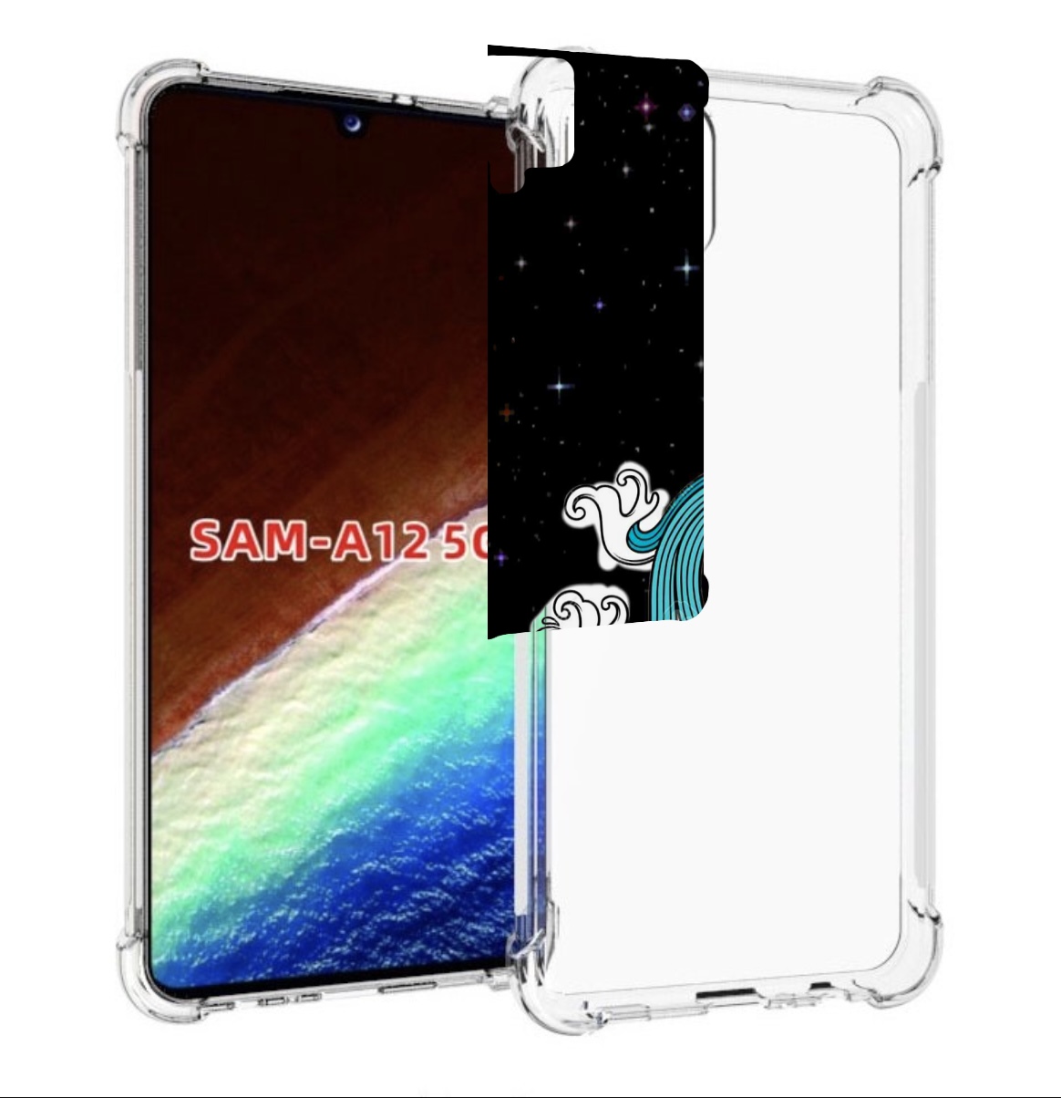 

Чехол MyPads знак зодиака водолеи 2 для Samsung Galaxy A12 (SM-A125F) 2020/21, Прозрачный, Tocco