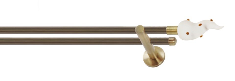 

Карниз для штор Werdeco Факел 240 см серебристый