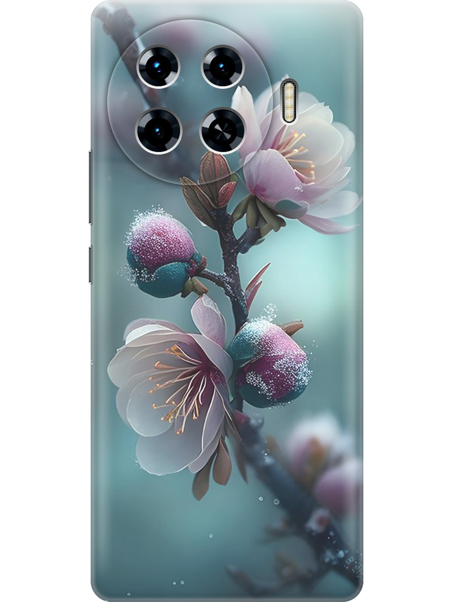 

Силиконовый чехол на Tecno Spark 20 Pro+ с принтом "Распускающиеся бутоны", Прозрачный;белый;голубой, 783985021