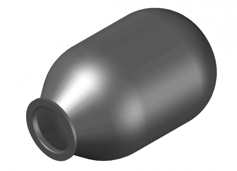 Мембрана для гидроаккумулятора, SeFa, горловина 80 мм., EPDM 35/50LT-80 (F0A0180)