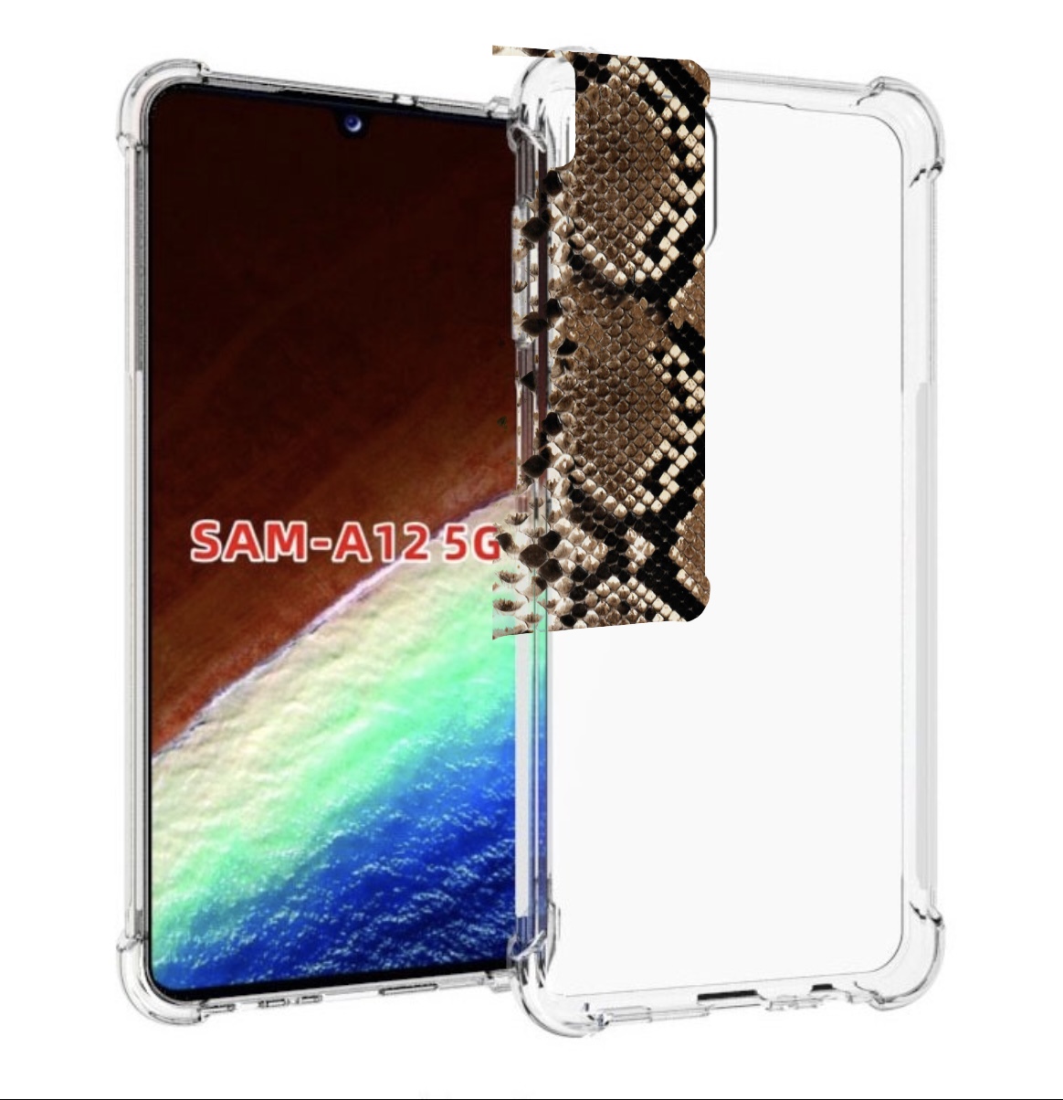 фото Чехол mypads змеиная кожа для samsung galaxy a12 (sm-a125f) 2020/21/a12 nacho sm-a127f