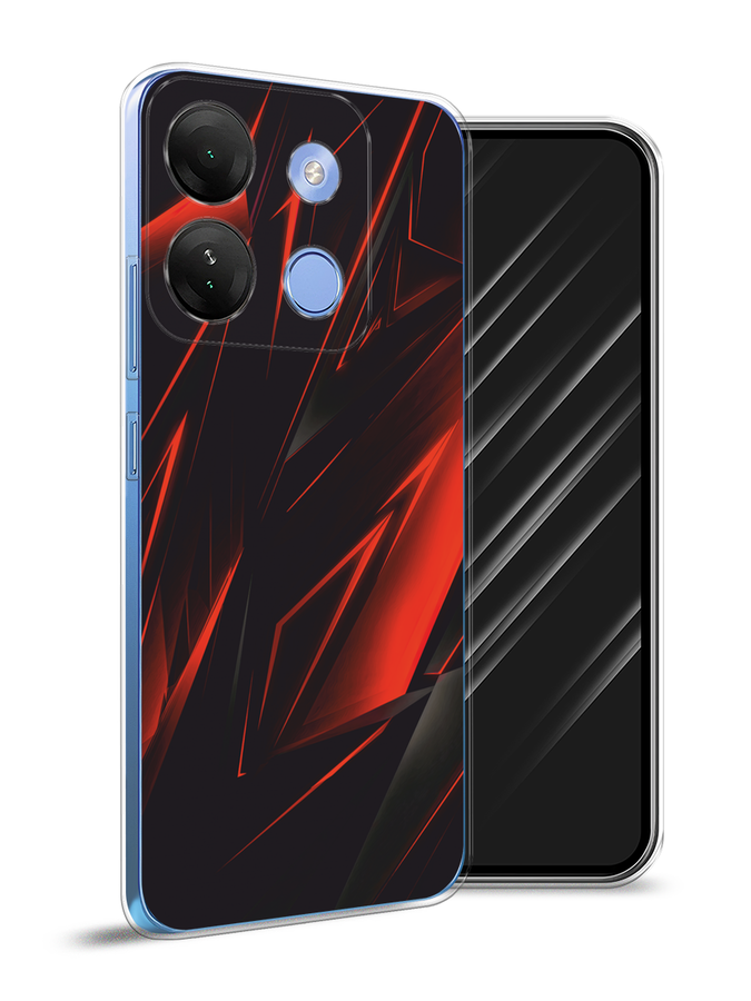 

Чехол Awog на Infinix Smart 7 HD "Игровой фон", Бордовый;красный;черный, 3103850-3