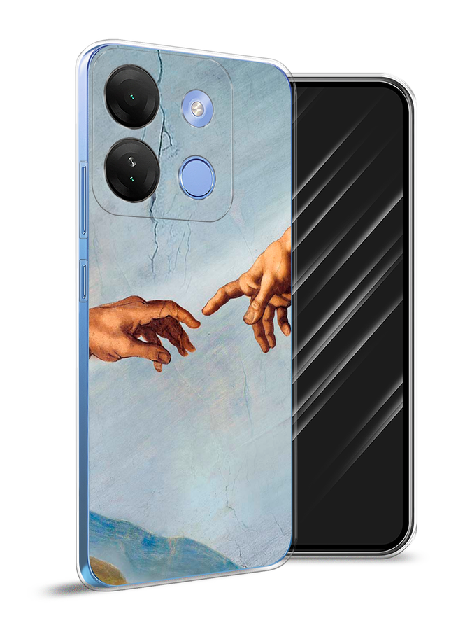 

Чехол Awog на Infinix Smart 7 HD "Сотворение Адама", Голубой;коричневый;серый, 3103850-9