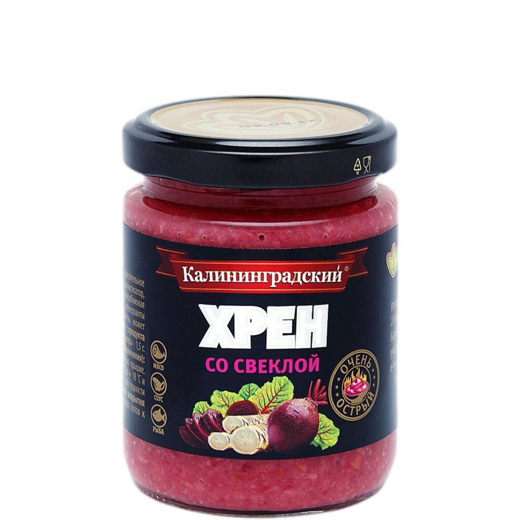 

Хрен калининградский Агропродукт столовый со свеклой 160 г