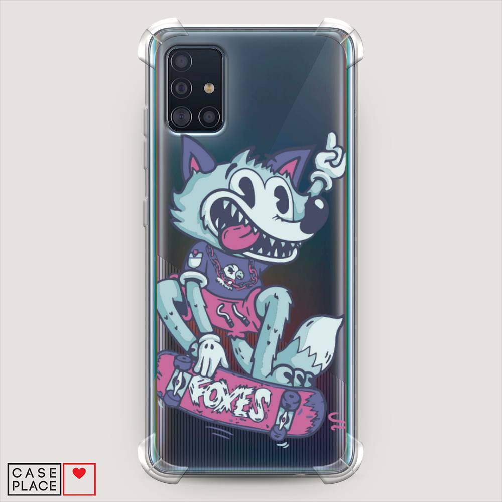 

Чехол Awog на Samsung Galaxy A51 "Foxes", Разноцветный, 28951-1