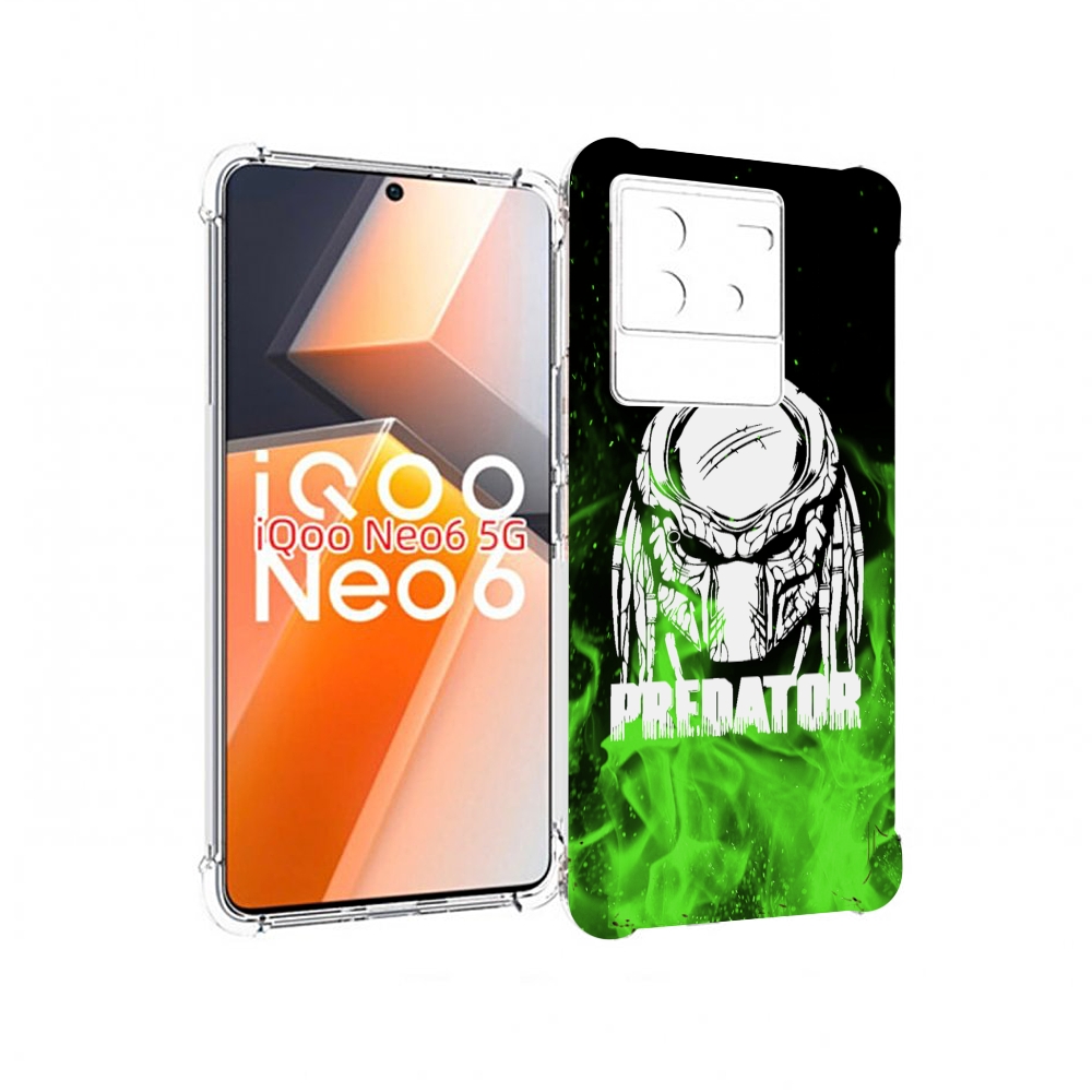 

Чехол MyPads Знак-хищника для Vivo iQoo Neo 6 5G, Прозрачный, Tocco