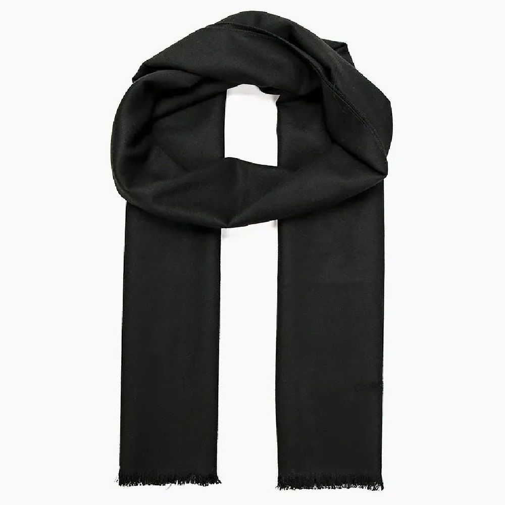 Шарф мужской Rosedena shawlcy19149 черный 30х180 см 1290₽