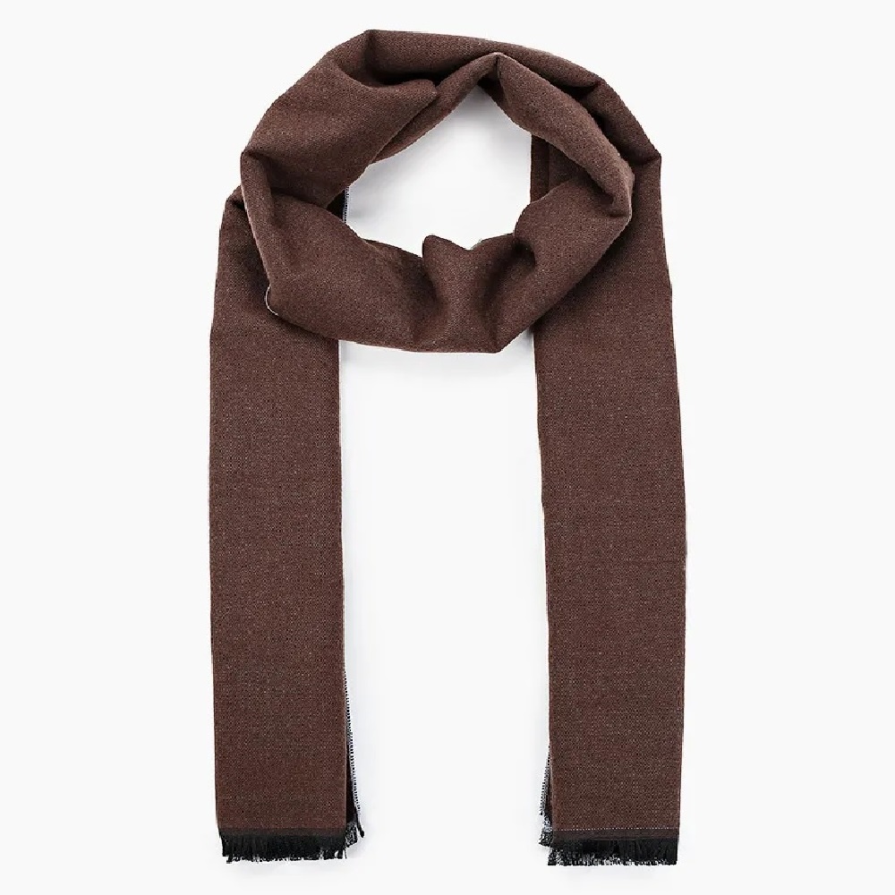 Шарф мужской Rosedena shawlcy19149 коричневый-дымчатый 30х180 см 1290₽