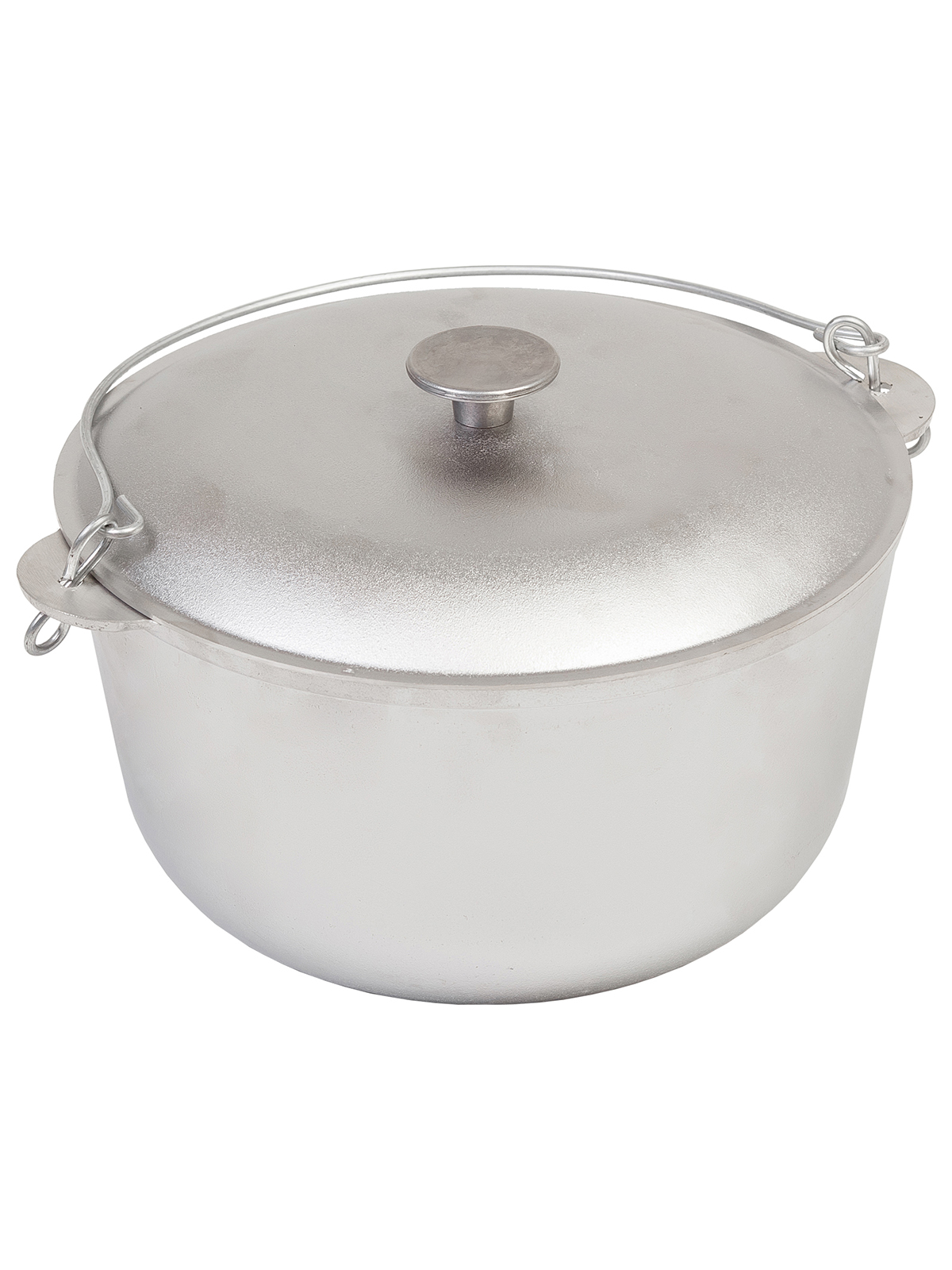 

Казан Гардарика с крышкой алюминиевый 20 л, Серебристый