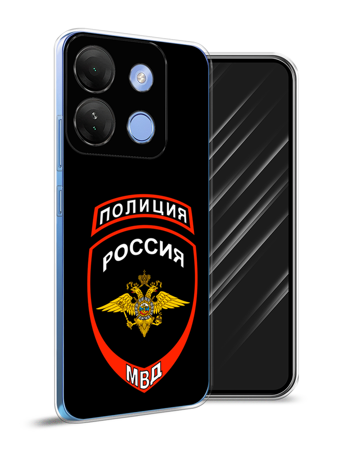 

Чехол Awog на Infinix Smart 7 HD "Полиция шеврон", Черный;красный;белый, 3103850-5
