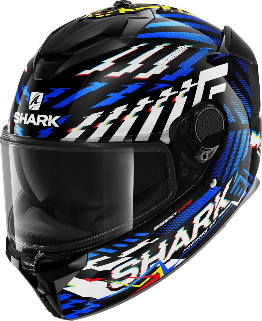 фото Шлем shark spartan gt арт.he7073e-kba-xl mat black/blue/anthracite xl