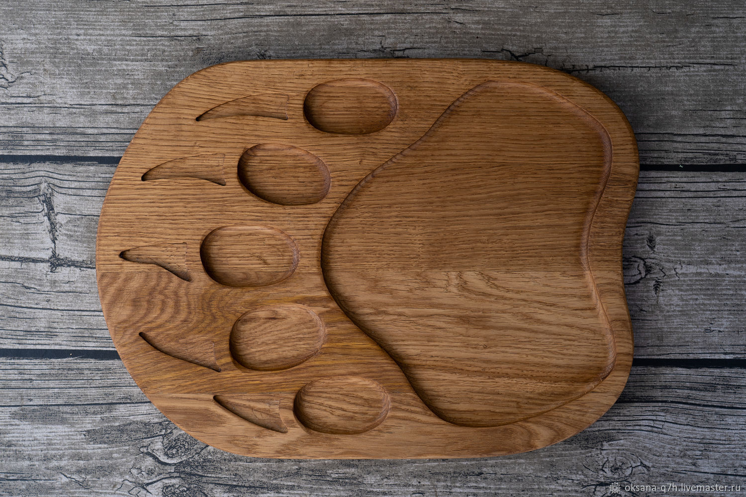 

Деревянная тарелка Wooden EcoPro "Медвежья Лапа"