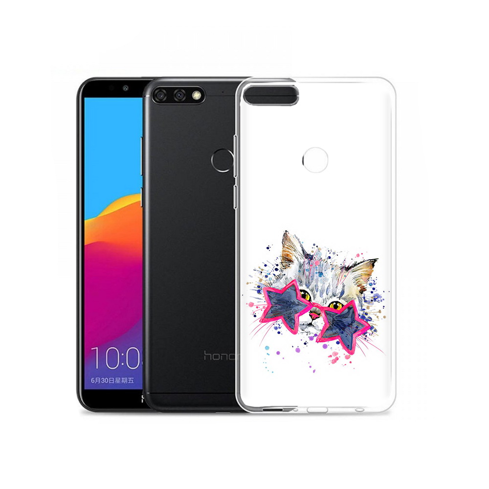 

Чехол MyPads Tocco для Honor 7C Pro звездные очки (PT113786.47.353), Прозрачный, Tocco