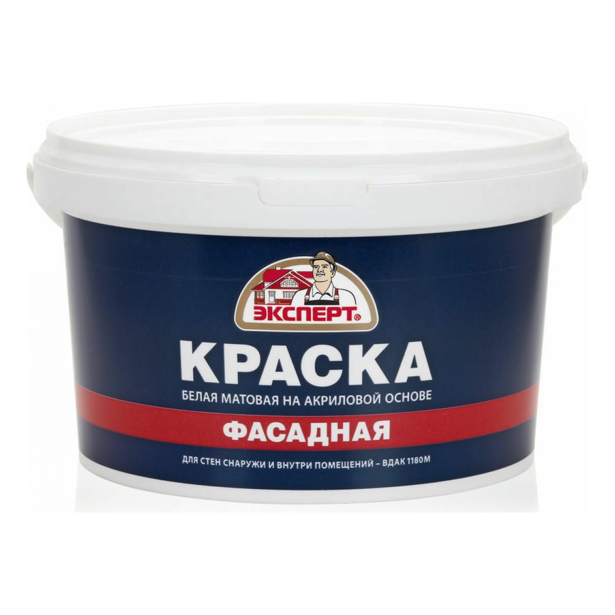 Краска Эксперт фасадная, -30С°, 3 кг краски для наружных работ эксперт фасадная с б 28кг 11873