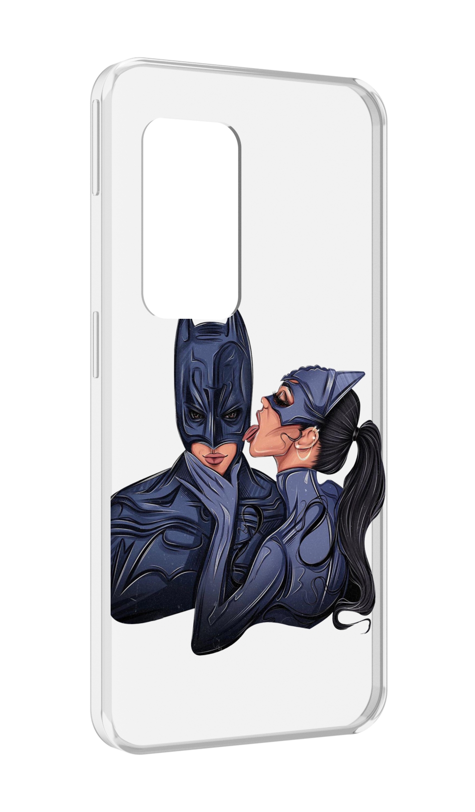 Чехол MyPads бетман-и-кошка для UleFone Power Armor X11 Pro