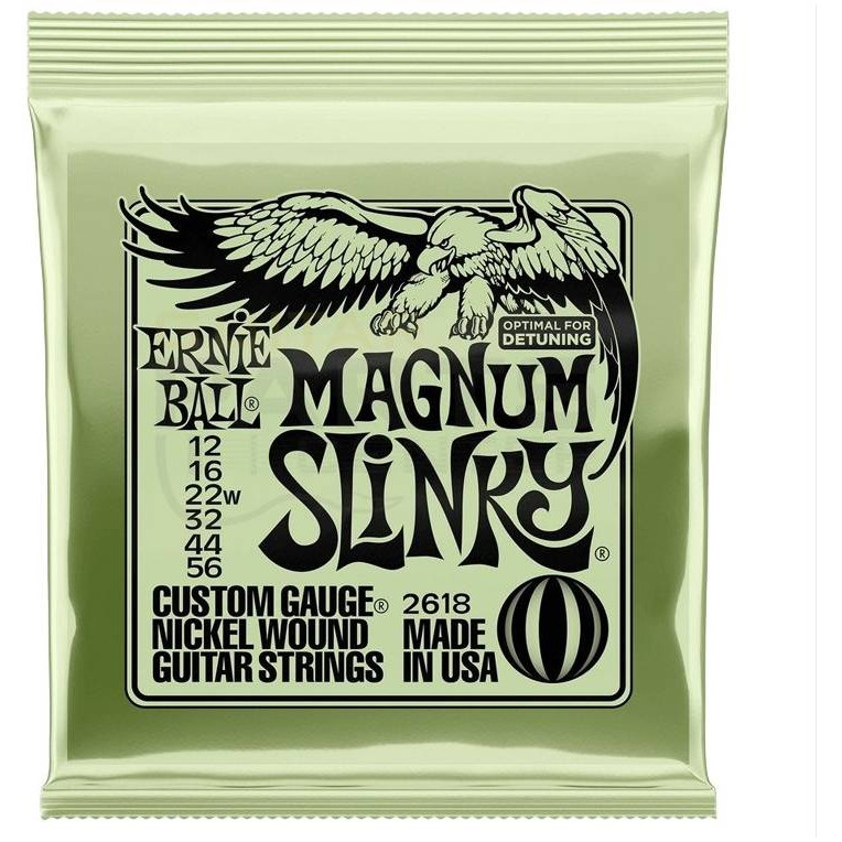 

Ernie Ball 2618 - струны для эл.гитары Nickel Wound Magnum Slinky (12-56)