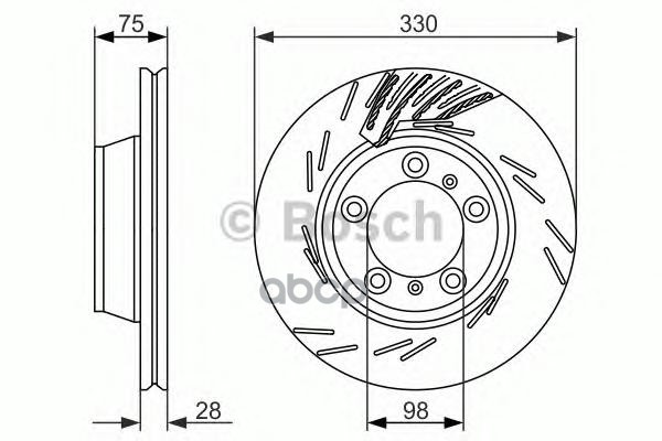 

Тормозной диск BOSCH 0986479732