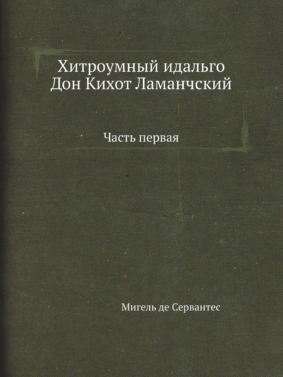 

Хитроумный идальго Дон Кихот Ламанчский. Часть первая