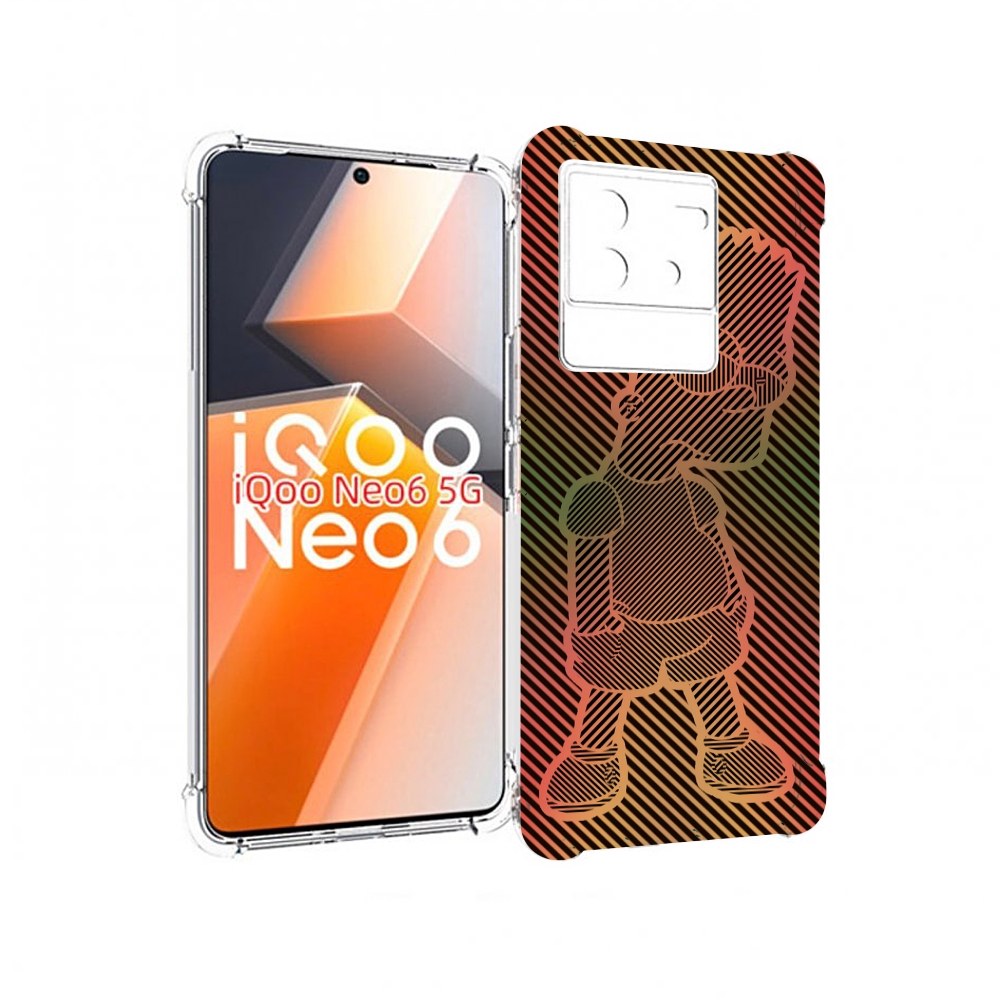 

Чехол MyPads Графический-Барт-Симпсон для Vivo iQoo Neo 6 5G, Прозрачный, Tocco