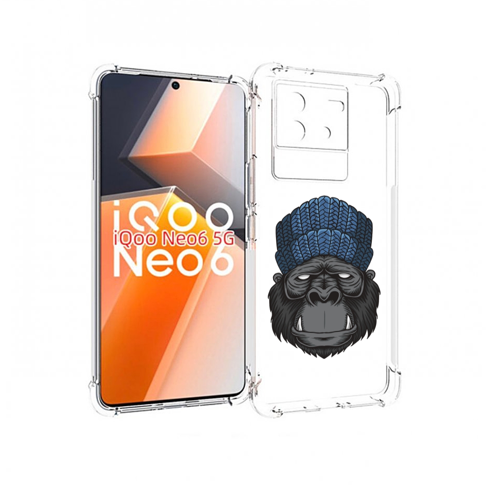 

Чехол MyPads Горила для Vivo iQoo Neo 6 5G, Прозрачный, Tocco