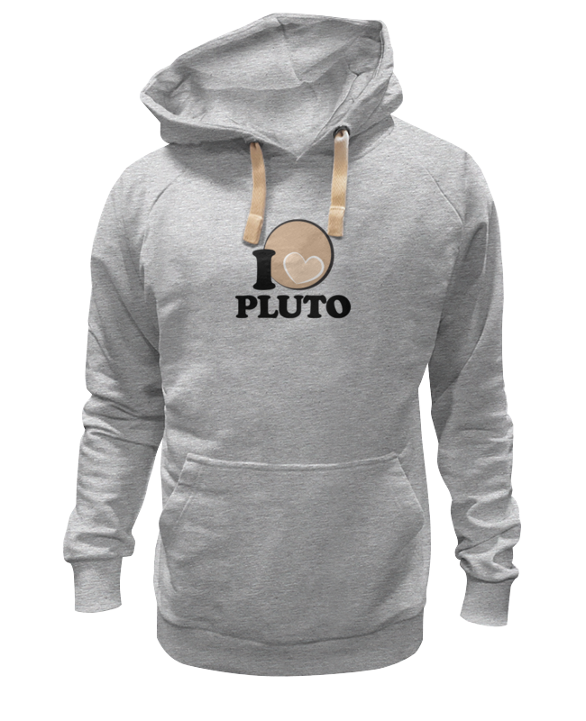 

Толстовка унисекс Printio Плутон (pluto) серая L, Серый, Плутон (pluto)