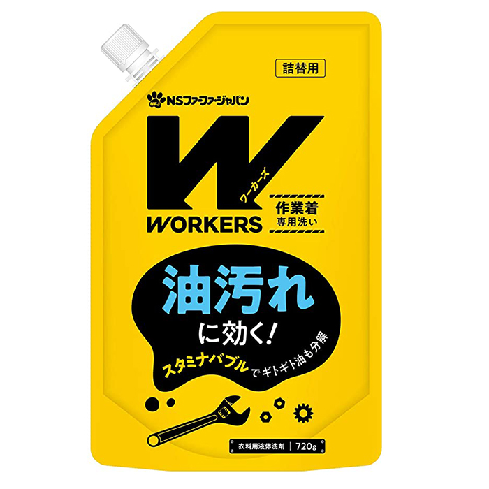 Nissan FaFa Жидкое средство Workers для стирки сильнозагрязненной экипировки МУ, 720 мл