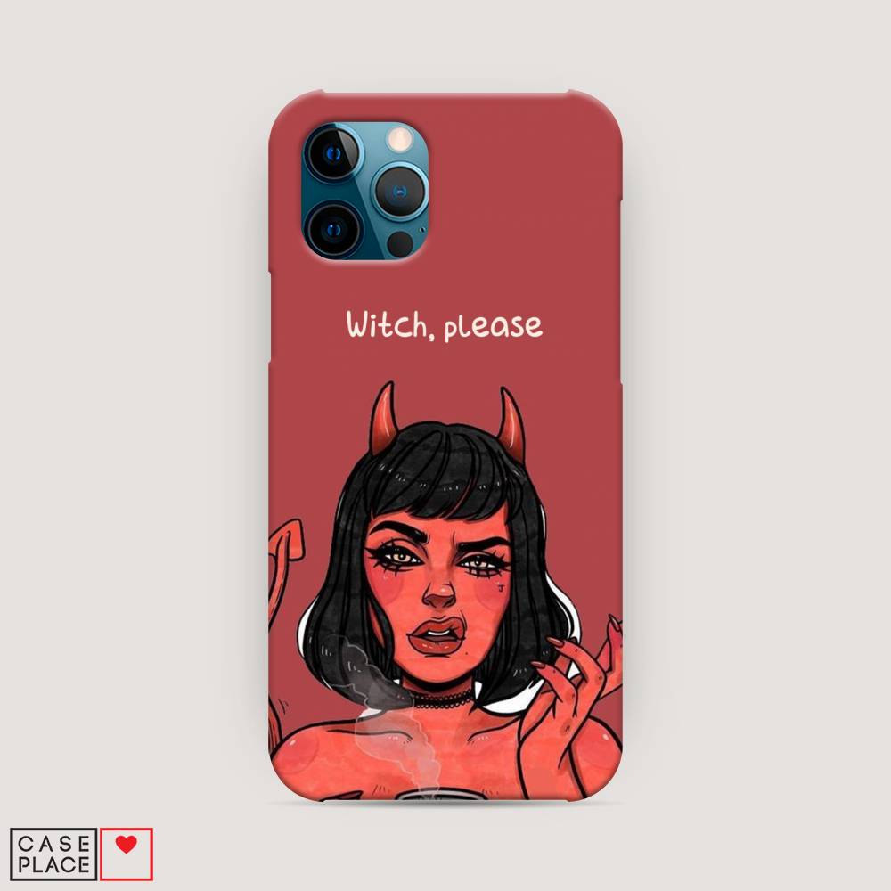 фото Пластиковый чехол "evil girl" на apple iphone 12 pro awog