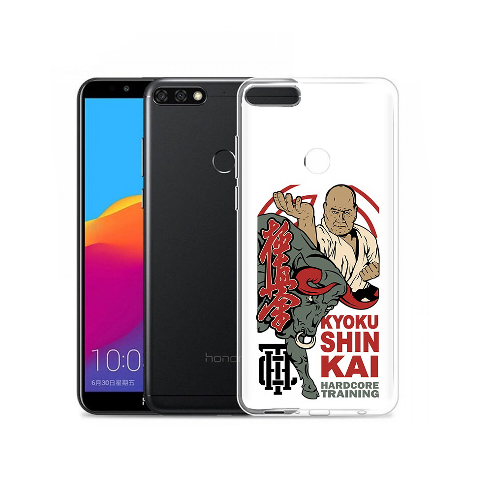 

Чехол MyPads Tocco для Honor 7C Pro единоборства рисунок (PT113786.47.343), Прозрачный, Tocco