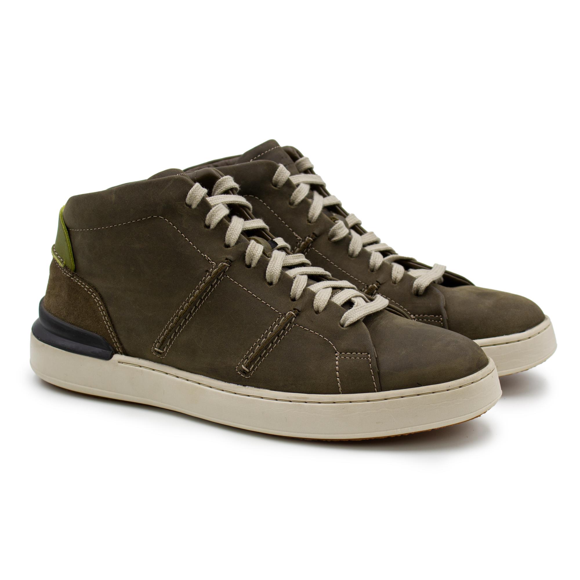 

Кеды мужские Clarks CourtLite Hi 26161506 зеленые 44 EU, CourtLite Hi 26161506