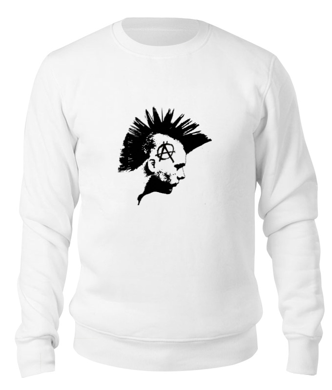 

Свитшот унисекс Printio Punks not dead белый S, Punks not dead