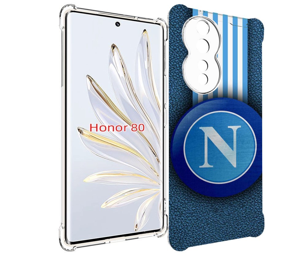 

Чехол MyPads фк наполи мужской для Honor 80, Прозрачный, Tocco