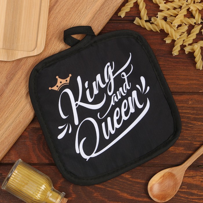 

Прихватка Доляна "King" 17*17 см 100% п/э