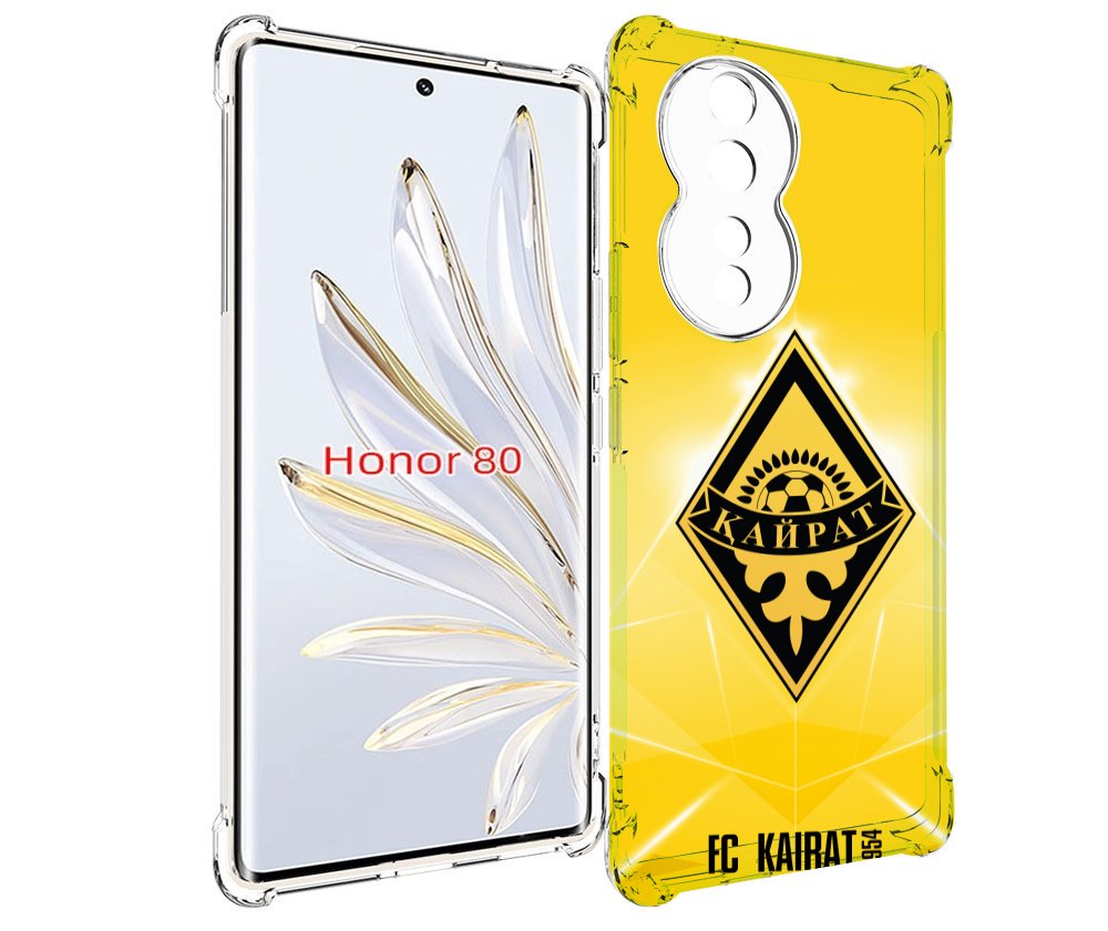 

Чехол MyPads фк каират алматы для Honor 80, Прозрачный, Tocco