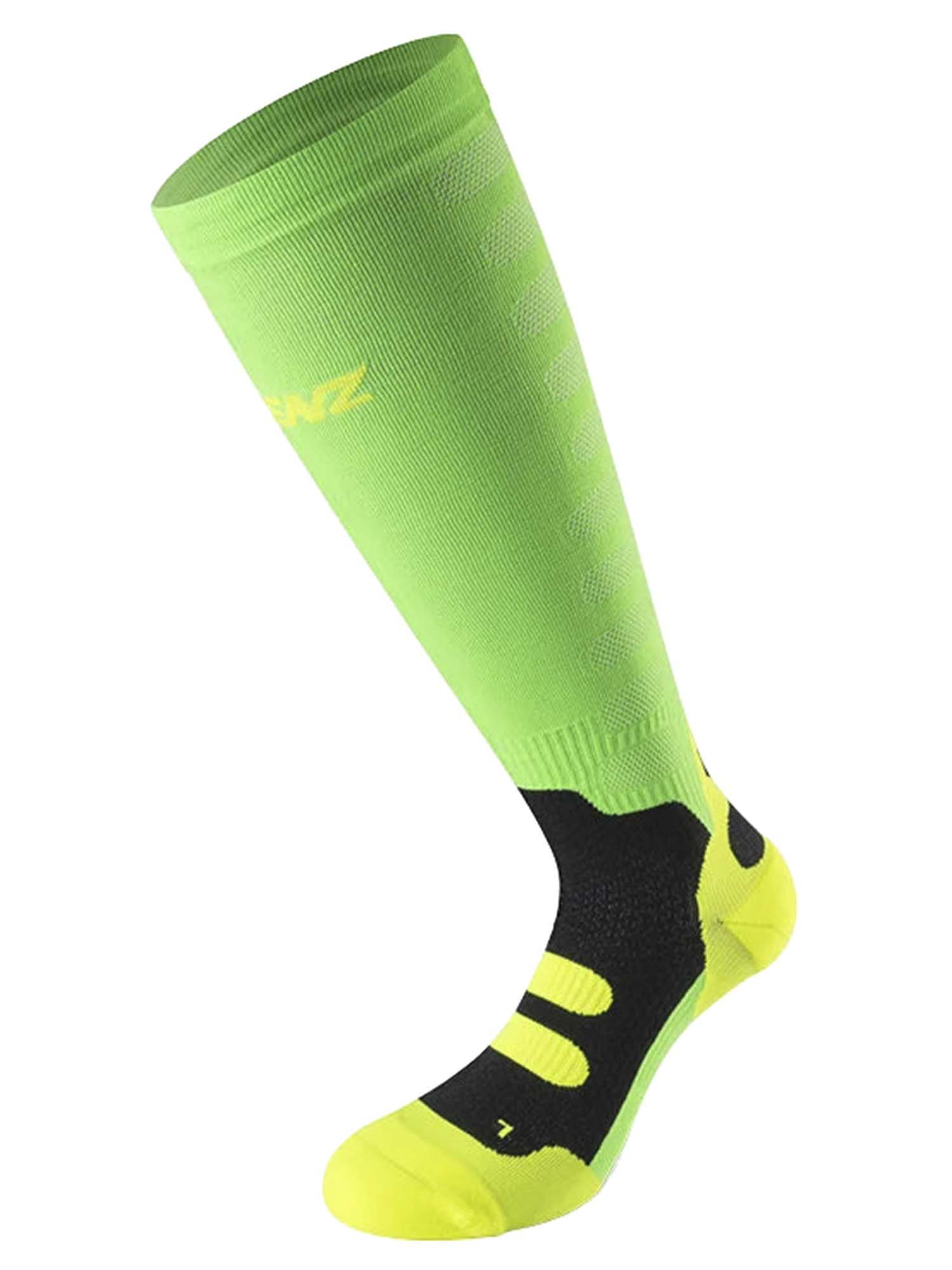 

Носки Lenz Compression 1.0 Flash Green (Us:s) 2023-24, Желтый;зеленый;черный, Compression 1.0