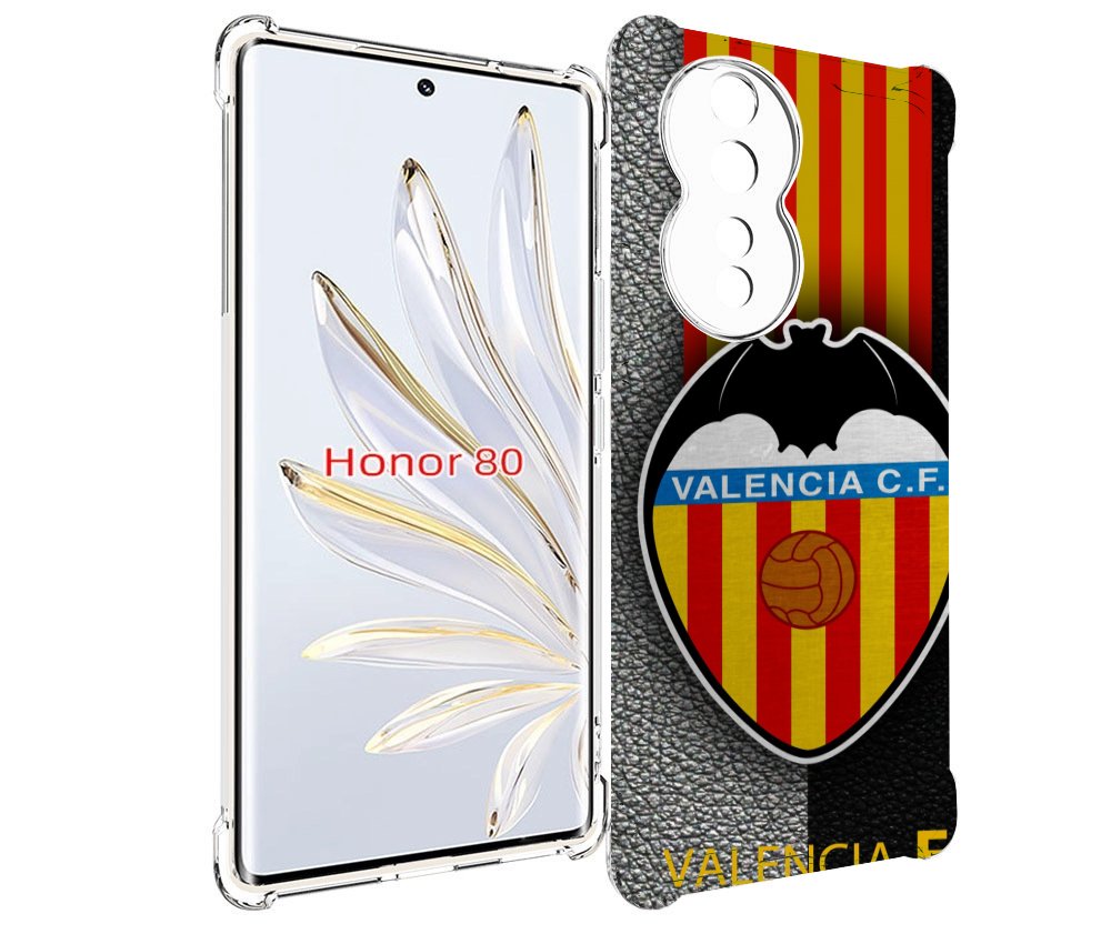 

Чехол MyPads фк валенсия мужской для Honor 80, Прозрачный, Tocco