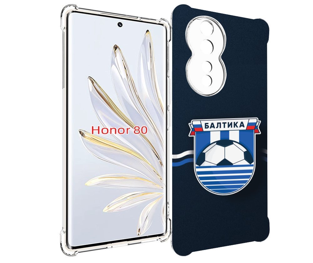 

Чехол MyPads фк балтика калининград мужской для Honor 80, Прозрачный, Tocco