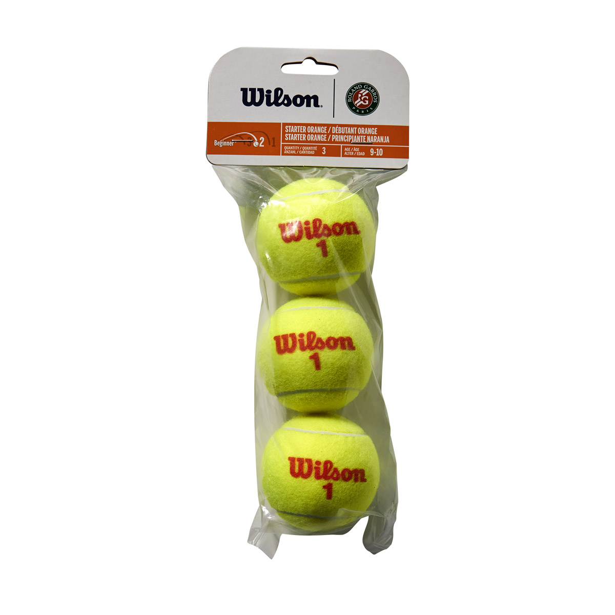 фото Теннисный мяч wilson roland garros 3 шт orange