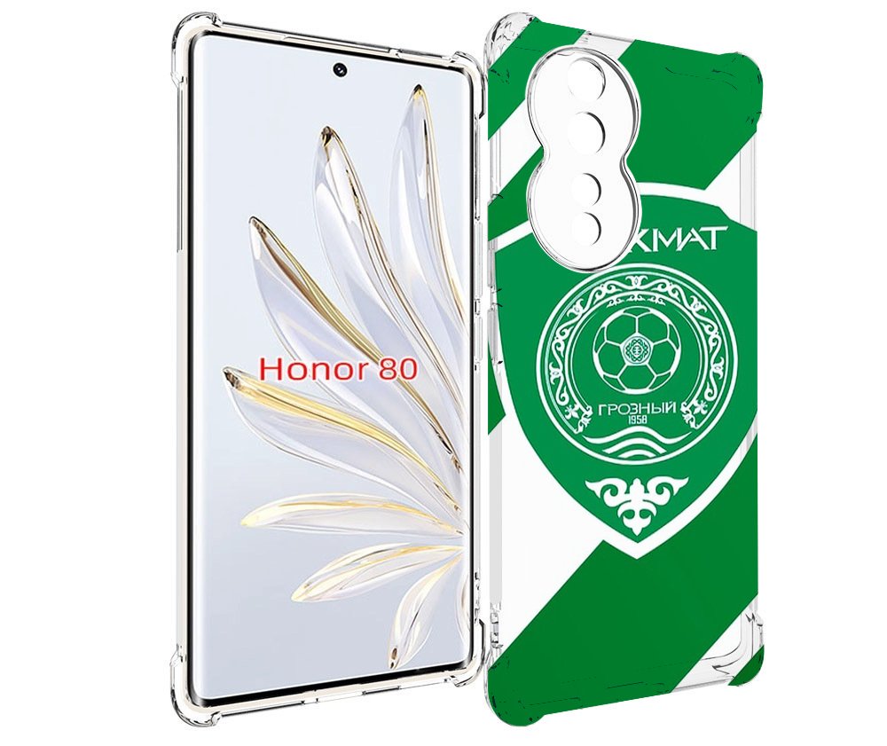 

Чехол MyPads фк ахмат грозныи мужской для Honor 80, Прозрачный, Tocco