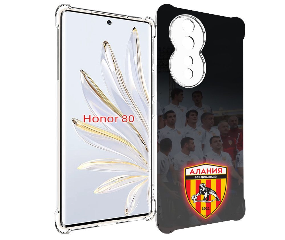 

Чехол MyPads фк алания владикавказ мужской для Honor 80, Прозрачный, Tocco