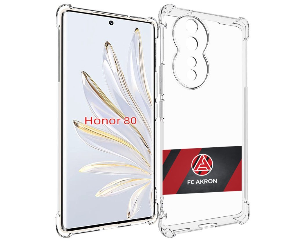

Чехол MyPads фк акрон тольятти мужской для Honor 80, Прозрачный, Tocco