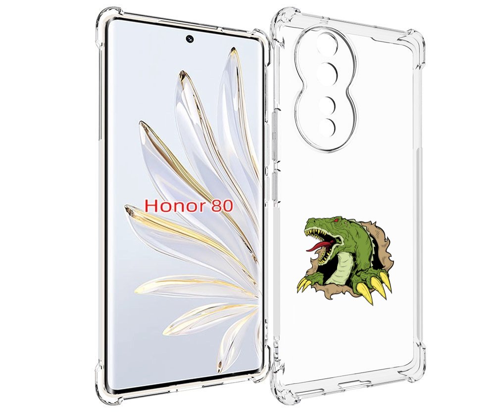 

Чехол MyPads годзила для Honor 80, Прозрачный, Tocco