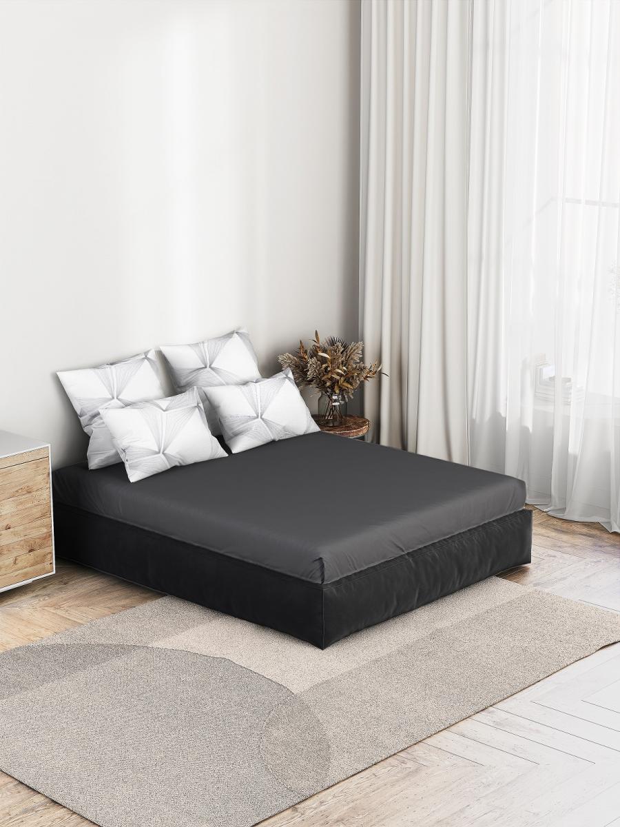 Простыня Ночь Нежна Параллели осн. 70421-1 Поплин ЕВРО 240х220 полоса новая