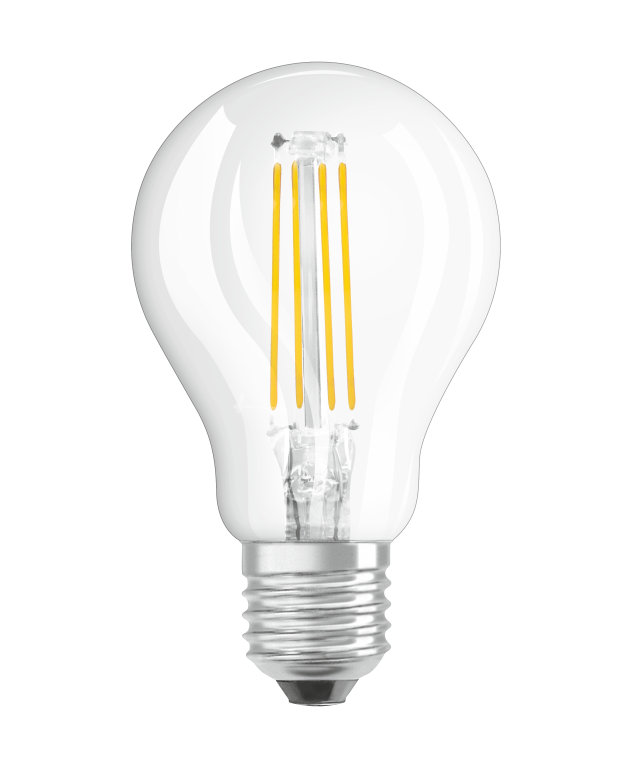 фото Набор светодиодных филаментных ламп osram lsclp60 cl 5w/827 230v fil e27, 10 штук