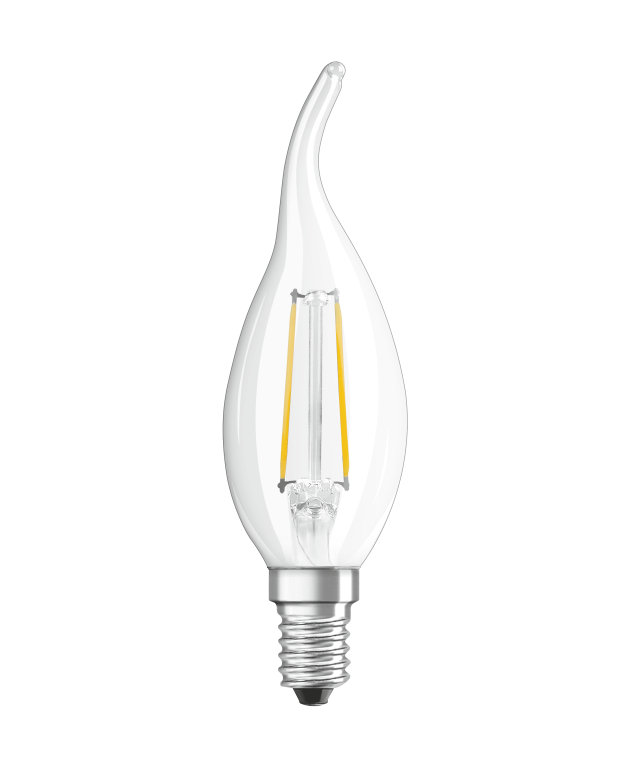 фото Набор светодиодных филаментных ламп osram lsclba60 cl 5w/827 230v fil e14 , 10 штук