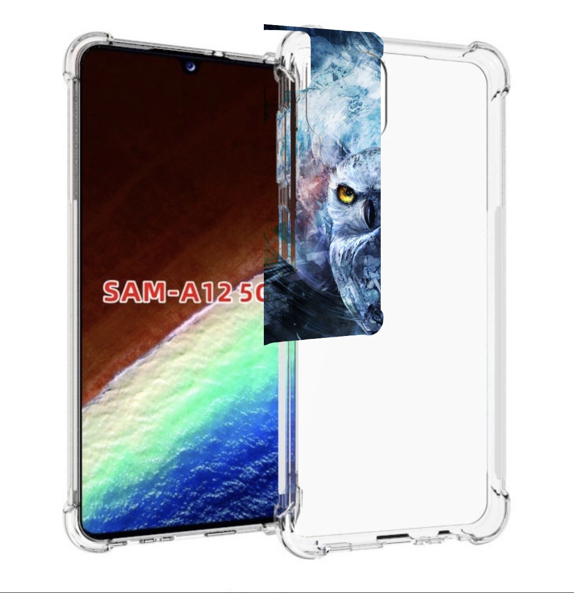 

Чехол MyPads замороженная-сова для Samsung Galaxy A12 (SM-A125F) 2020/21, Прозрачный, Tocco
