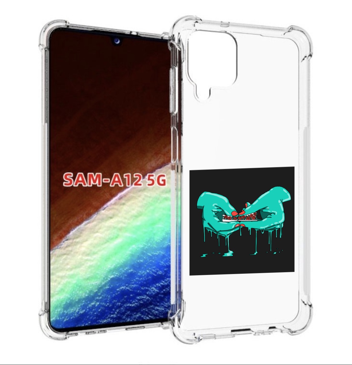Чехол MyPads закручиваю-розочки для Samsung Galaxy A12 (SM-A125F) 2020/21