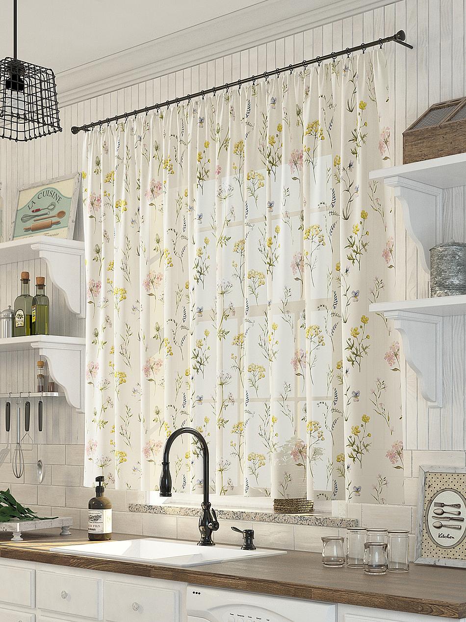 

Комплекты штор AT HOME Пэриоль высота 150 см, ширина 300 см, Бежевый, 533032