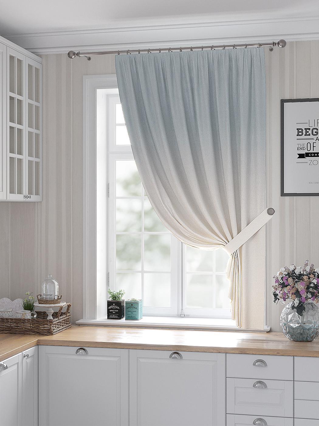 

Комплекты штор AT HOME Минетис высота 180 см, ширина 150 см, Бежевый, 530454