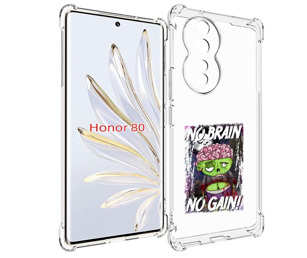

Чехол MyPads глупый зомби для Honor 80, Прозрачный, Tocco